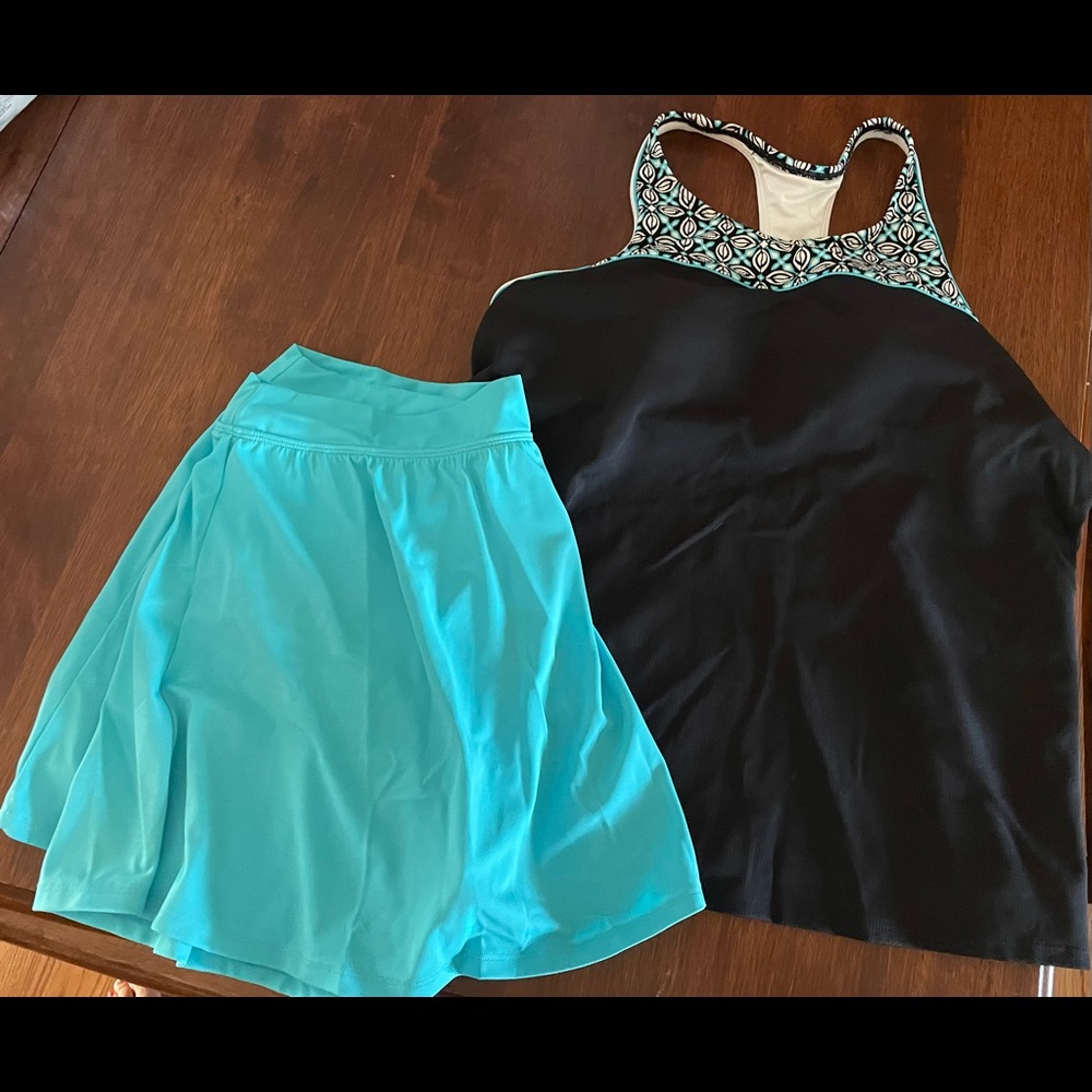 New womens Tankini and swim skirt